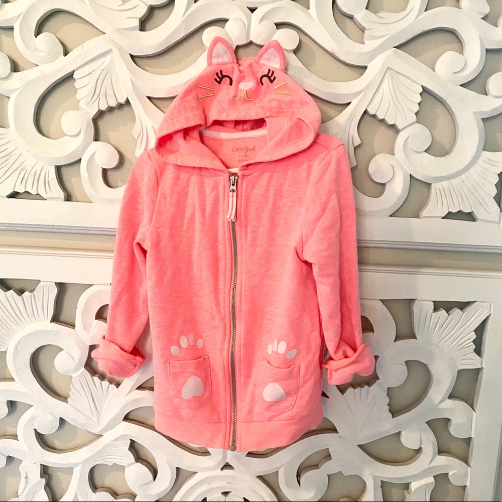 Girls S (6/6X) zip up hoodie